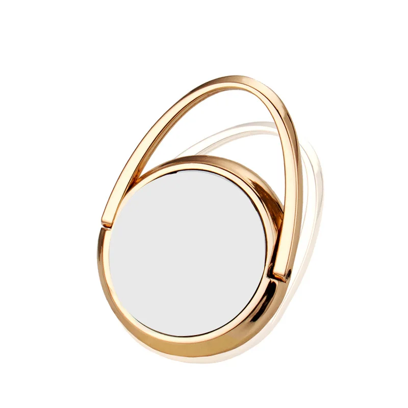 Mida Wholesale gift sublimation 360 degree rotation metal universal finger grip phone holder stand