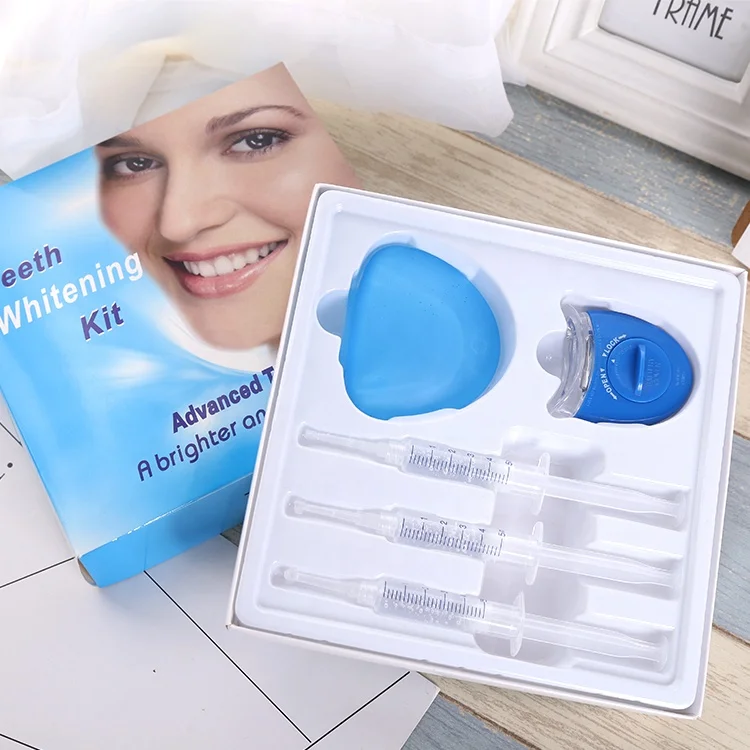 New fashion top selling teeth whitening kit home teeth whitening with led light