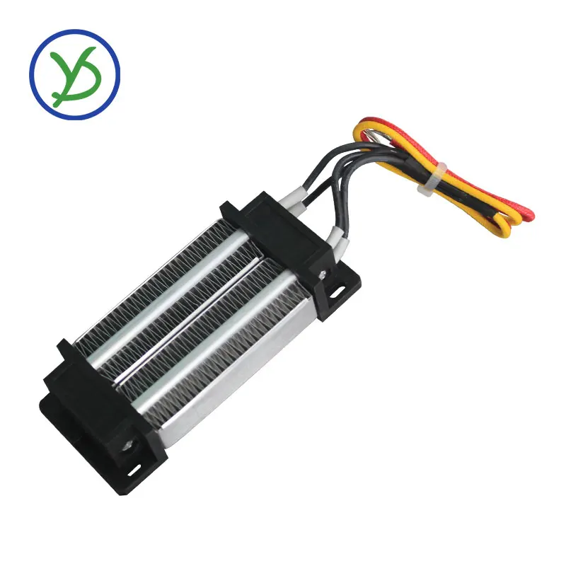200W AC/DC 12V Insulated PTC ceramic air heater constant temperature 120*50mm for egg incubator
