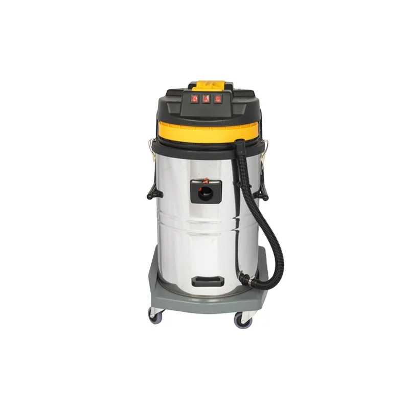 New 80L wet and dry vacuum cleaner Heavy Power Large Capacity filtration cyclone Industrial vacuum cleaner with wheel
