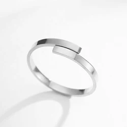 Fanze Custom personalized woman name engraved ring , 14k gold plated engrave letter stainless steel ring adjustable