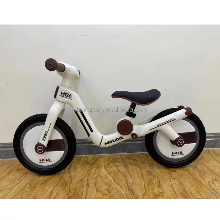 Aluminum Alloy Frame Kids Balance Bike/12 Inch No Pedal Toy Running Bicycle/mini Cooper Children Sliding Cycling