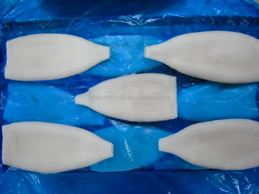 Frozen Illex squid tube Giant squid tube