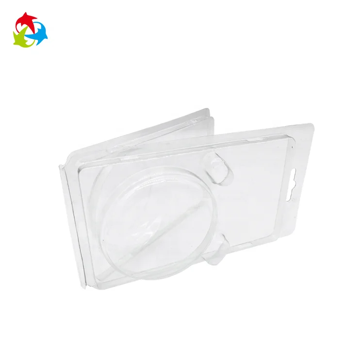 Custom disposable blister plastic clear clamshell box
