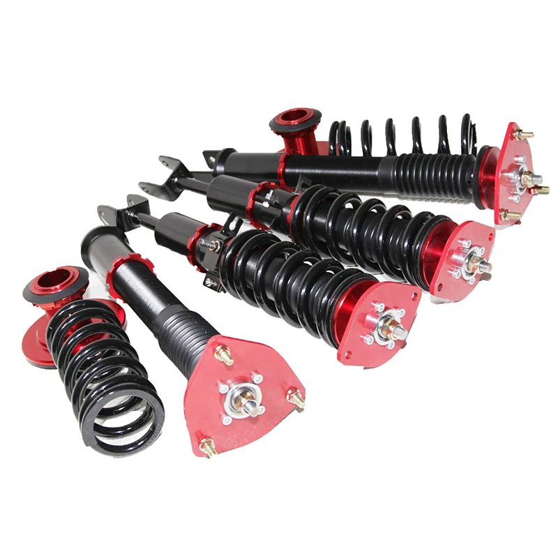 For 2003-2008 Nis*an 350Z Base Coupe 2D EMUSA Full Coilover Suspension RED