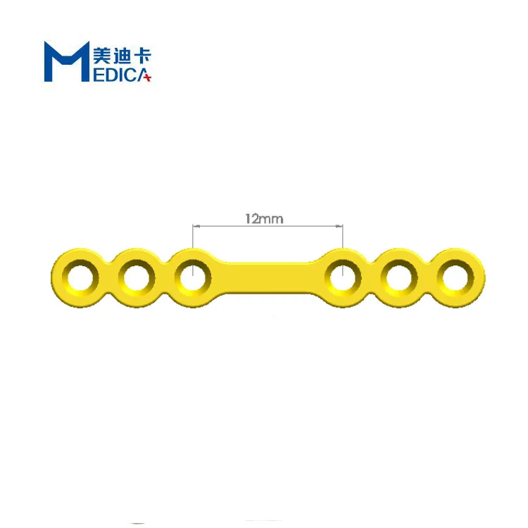 Orthopedic Maxillofacial plates Trauma Implants Manufacturer 2.0 mm  Maxillofacial straight Plates