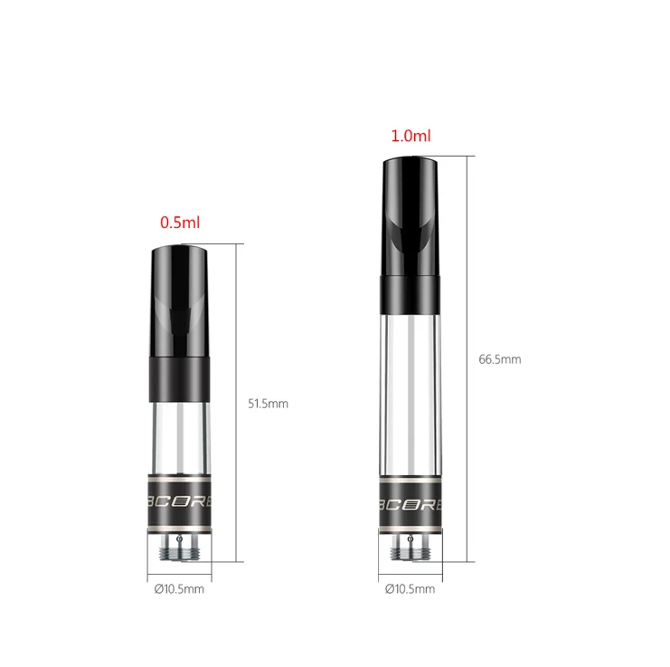0.5ml 1ml full ceramic 510 Thread Cartridges Electric Vaporizer Blister Packaging