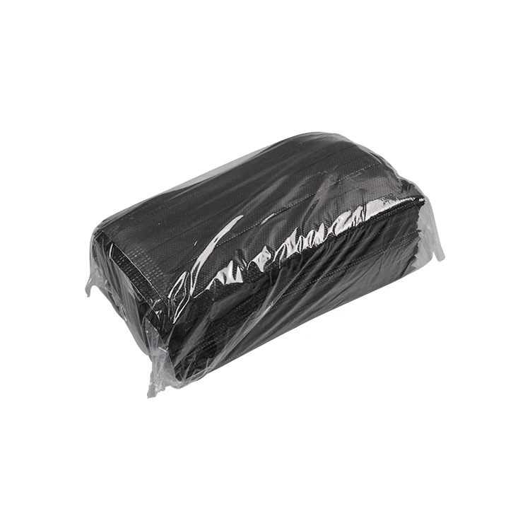 3 Ply Nonwoven Ear Loop Black Color Personal Care Medical Mask Disposable Face Mask