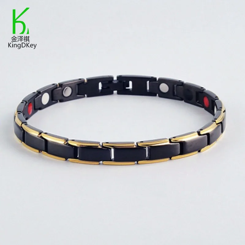New Style New Fashion Women Magnetic Bracelet Colorful Rhombus Gold Plated Bracelet Hot Sale Slimming Magnetic Therapy bracelet