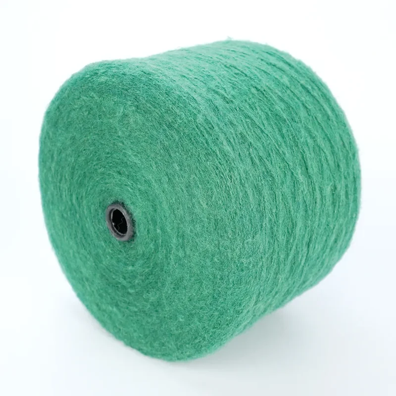 Оптовая Продажа 5.5Nm/1 окрашенная смесь шерсти 10% 73% акриловая 14% нейлоновая 3% спандекс смешанная пряжа для свитера шерстяная