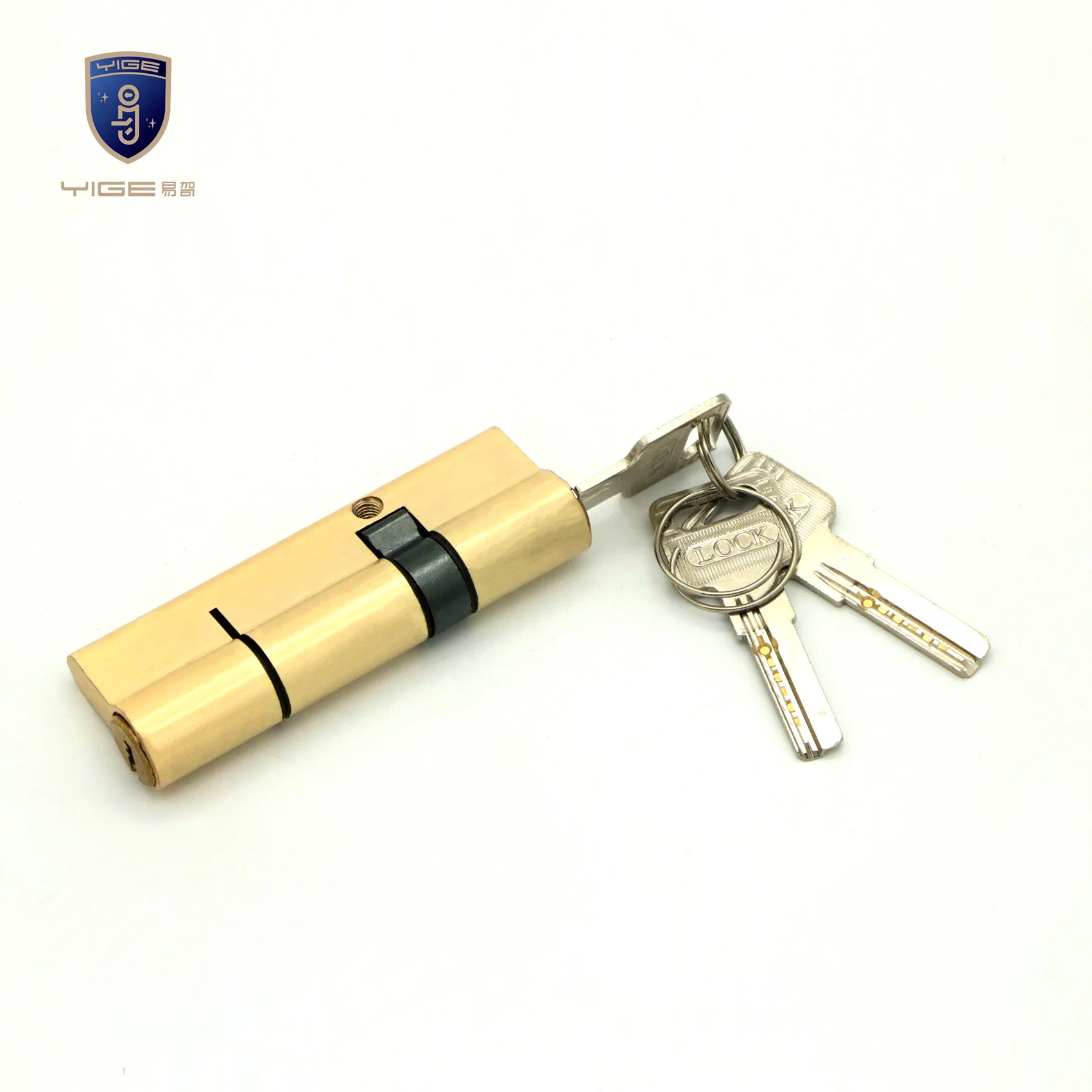 YiGe 90mm zinc alloy door lock cylinder Anti-theft tun lock cylinders construction hardware door lock manufacturer