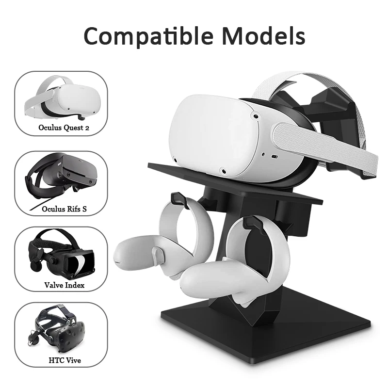 Upgraded VR Accessories Stand Headset Holder For Oculus Quest1/Quest2/Valve Index/HP Reverb G2