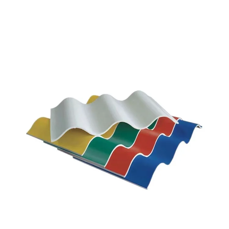 FRP Roof Tiles Plastic Corrugated Hollow Roofing Sheet  For Warmhouse