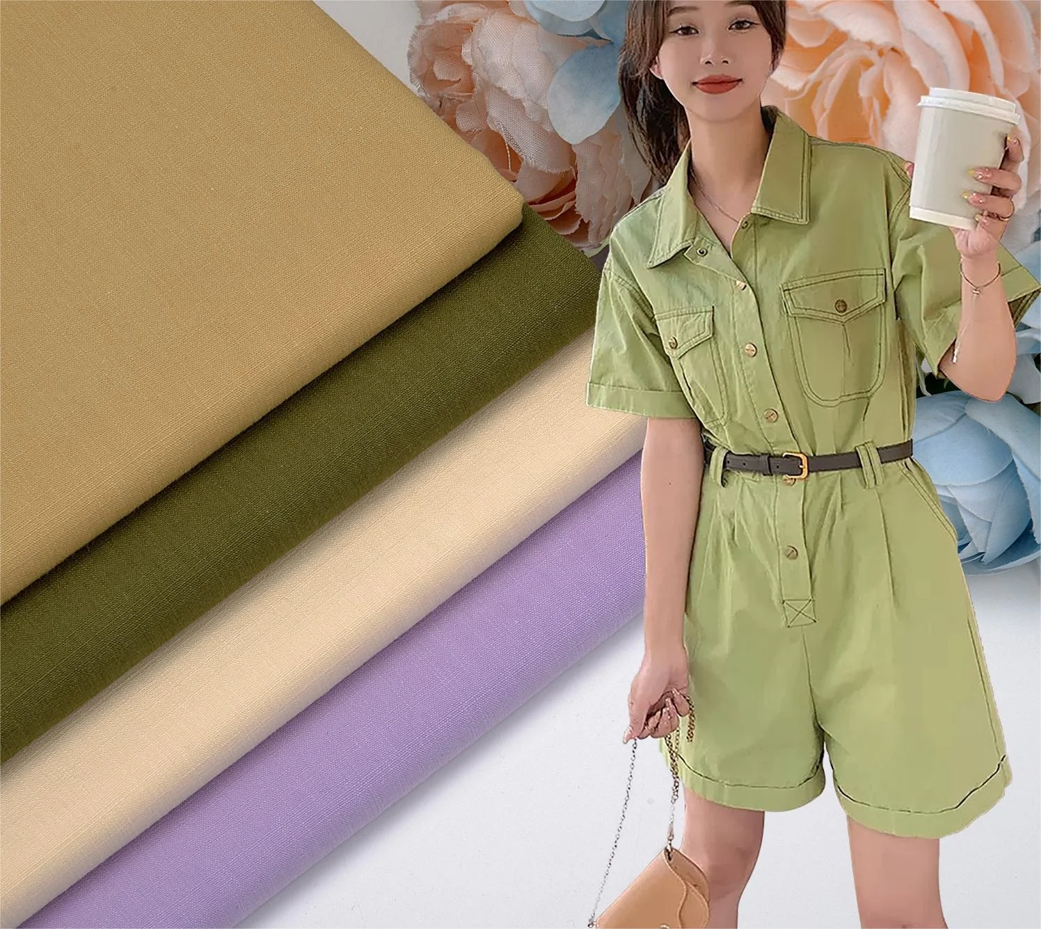 Текстильная ткань Прямая продажа с фабрики оптовая высокая стойкость цвета дышащий материал T65/C35 для рубашки работы