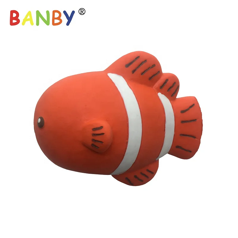  Морские животные желтый рыбий Squirter Игрушки для ванной