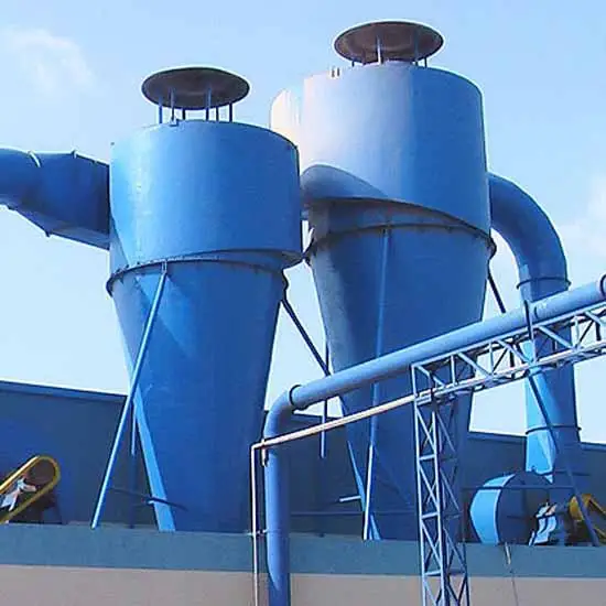 Циклонный пылевой фильтр экстрактор коллектор для деревообработки