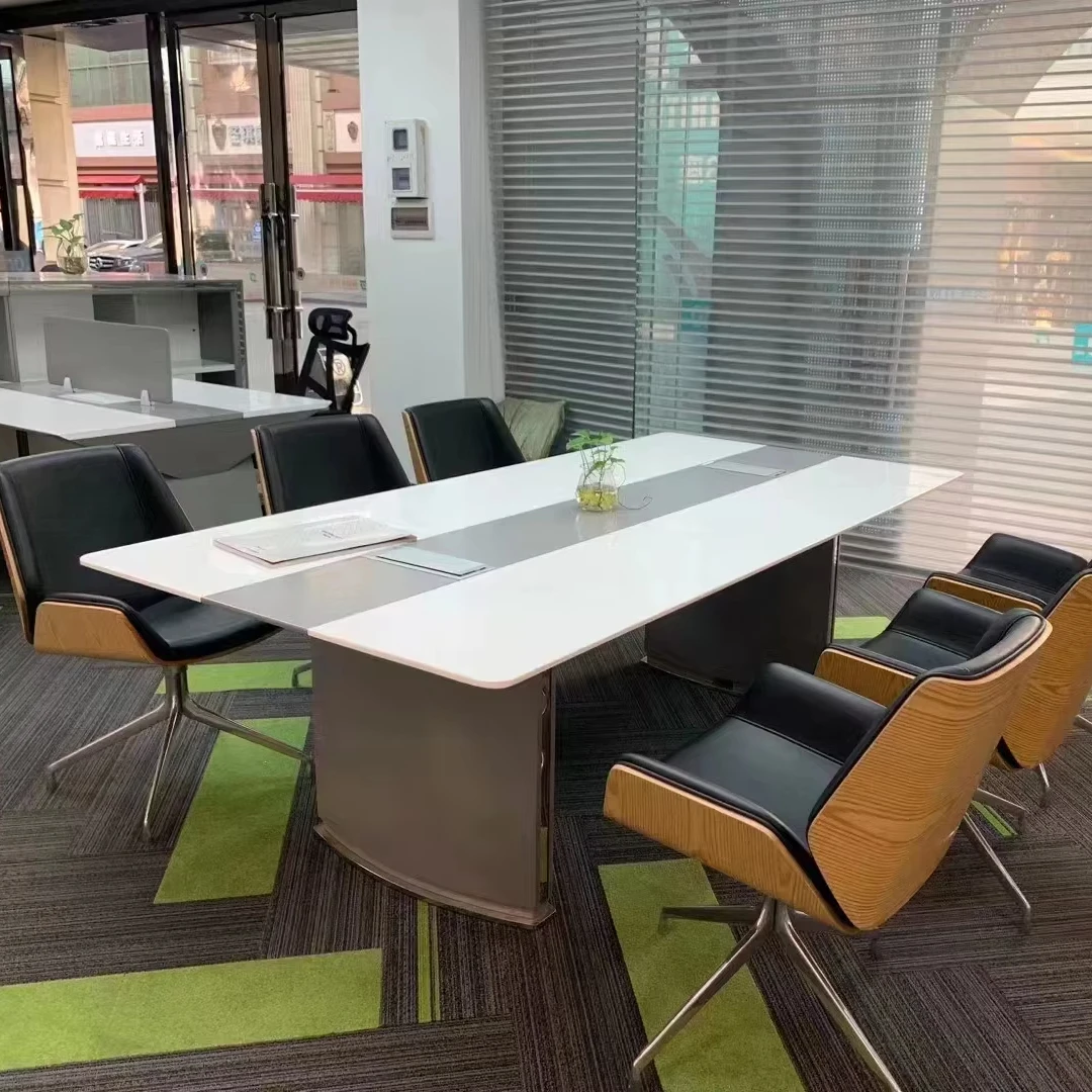 luxury conference table Factory directly sale office furniture Modern conference table design Customized large conference table