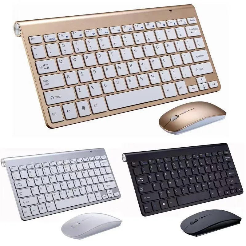 High Quality Wireless Keyboard Mouse Combos 78Keys Mini BT Keyboard And Mouse Set For TV Laptop