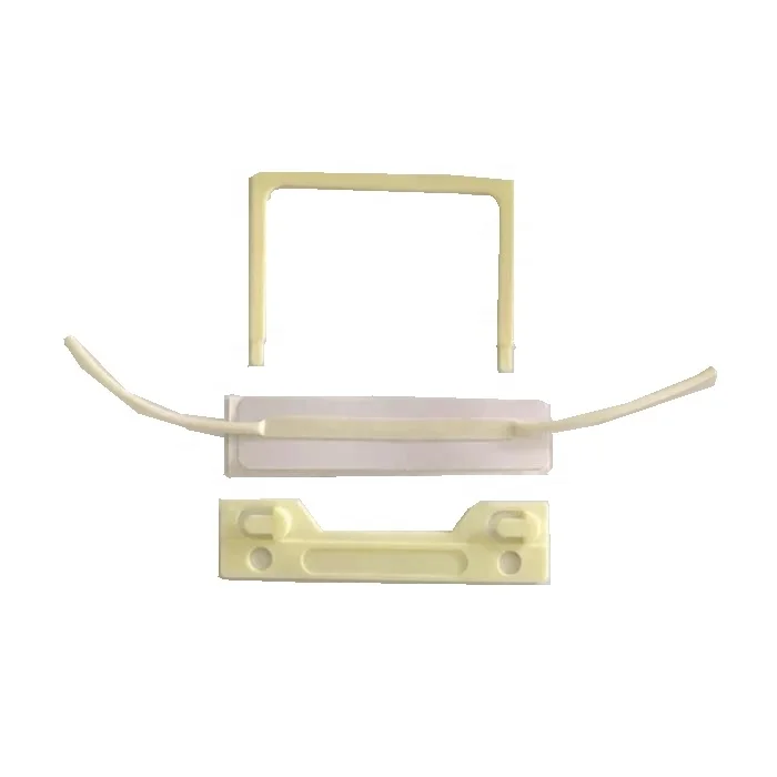 Milk White Color U Clip With Glue--Item 1380