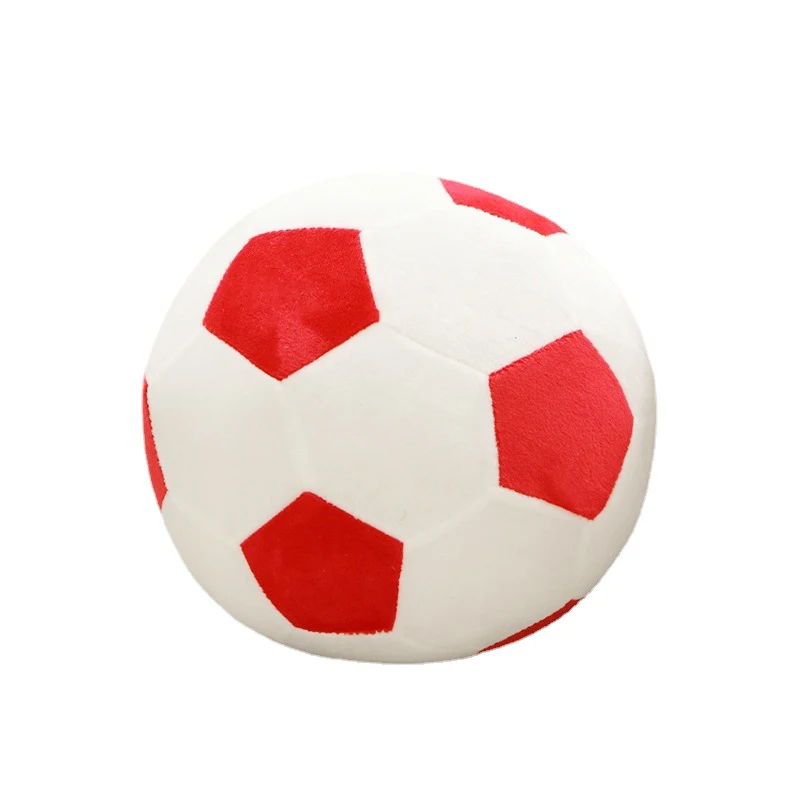 High Quality Stuffed Soccer Doll Custom Plush Football Toy Plush Football Pillow Baby Soft Soccer Ball Shape Toy