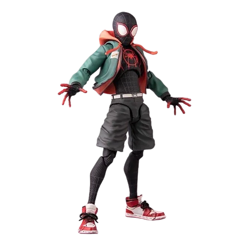 Мультяшная фигурка Miles Morales Sentinel Аниме Фигурка экшн-модель орнамент паук-куплет Подвижная кукла игрушка Рождественский подарок