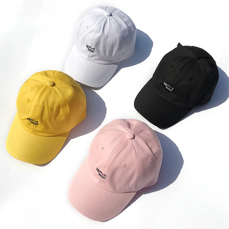 professional custom Casual puff embroidery cotton fabric men baseball caps hats