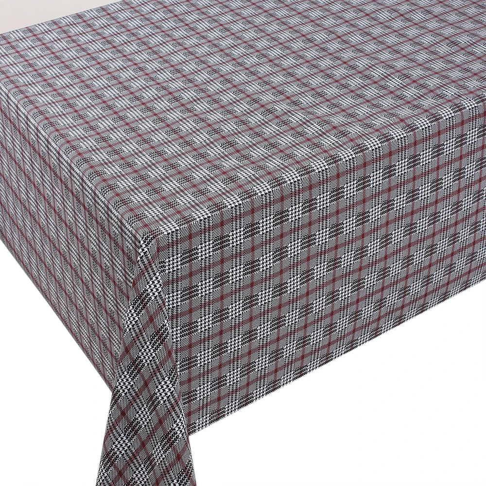 2024 New Home Fashion Pastoral Style Waterproof and Oil Proof Restaurant Rectangle  PVC Tablecloth