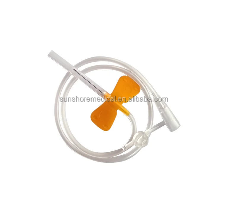 Disposable Medical Scalp Vein Infusion Set Butterfly Needle with Luer Slip