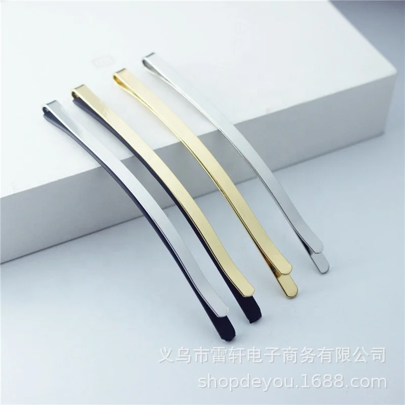 YDM Metal Snap Hair Clips Gold Girls Woman Hairpins Claw Barrettes For Ladies Adult Hair Hairgrips Hair Accessories