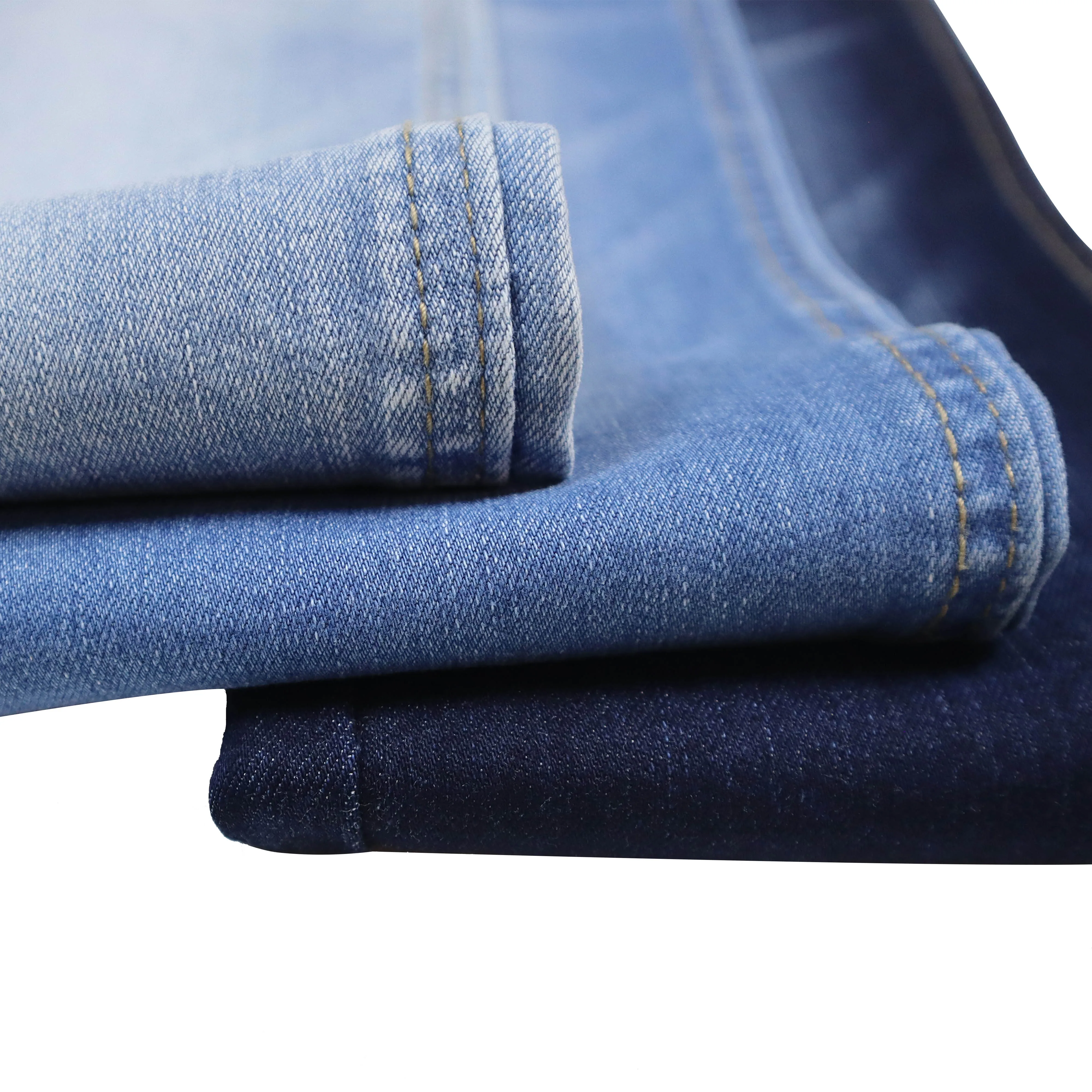 CF-RL823 Cotton Poly Turkey Denim Jeans Fabric Textile And Selvedge Denim Fabric