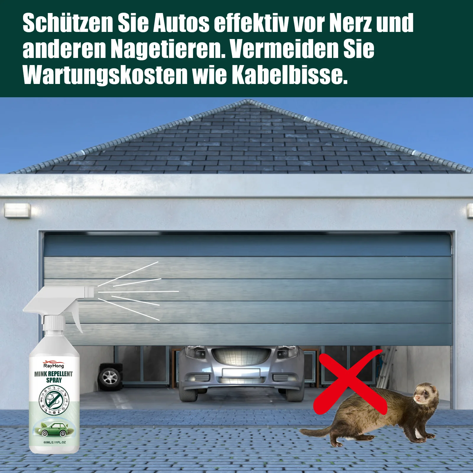 Wholesale Anti-Weasel And Mink-Repellent Spray Hot Sale Mink Repellent Spray For Car Engine Compartment