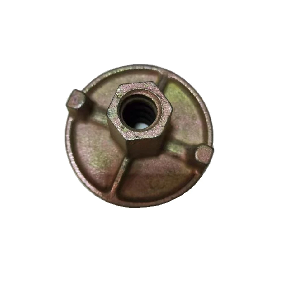 Concrete Formwork Accessories Tie Rod Wing Nut Casting Hex for Construction Work
