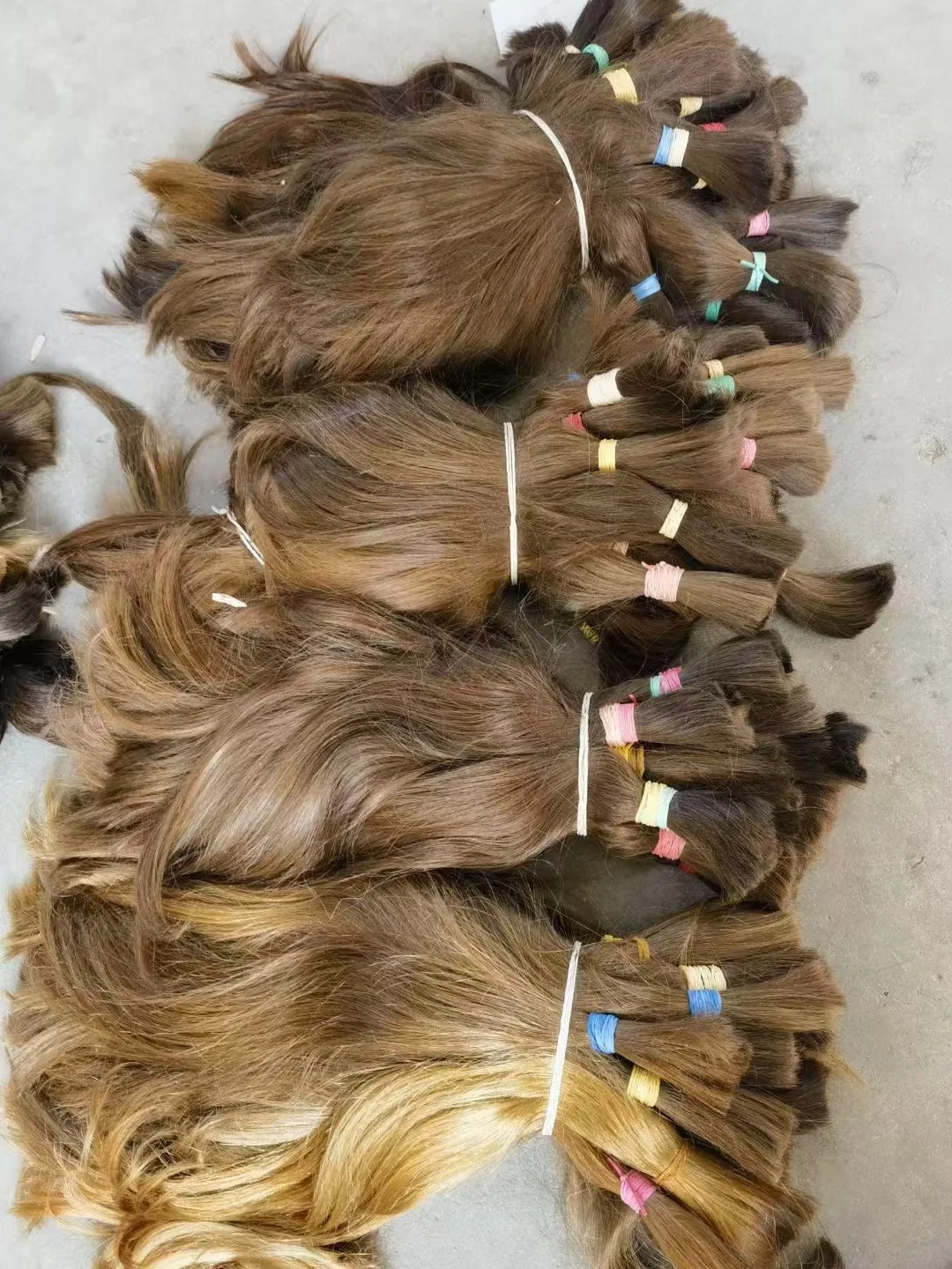 100% Russia hair bulk for you to make hair products