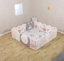 kids play pen baby activity center safety fence playpen with gate modern baby playpen colorful