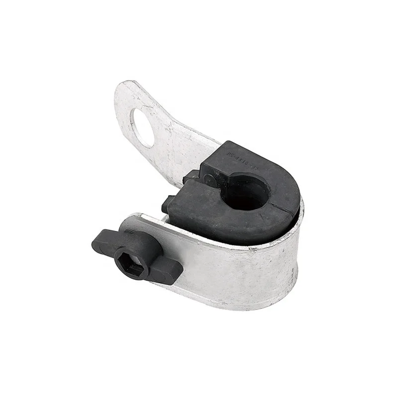 Low voltage Hot dip Galvanized Steel Support ABC Cable Tension Suspension Clamp