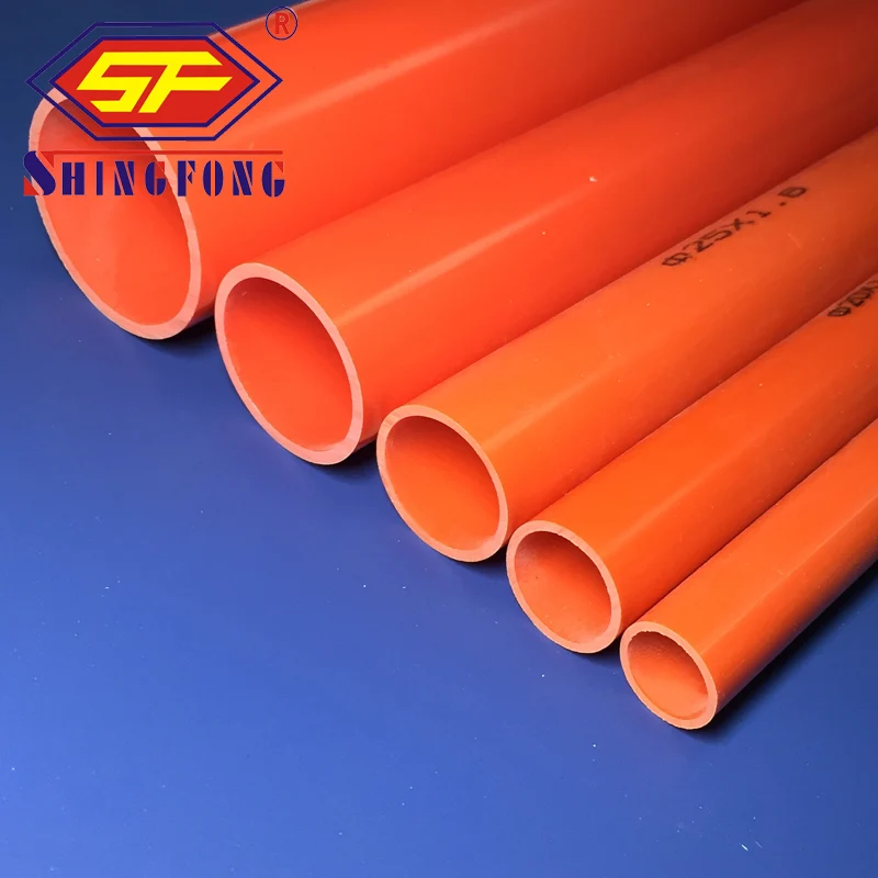 Wall Thin Cable Pipe PVC Flexible Conduit 20mm 25mm Conduit PVC Bending