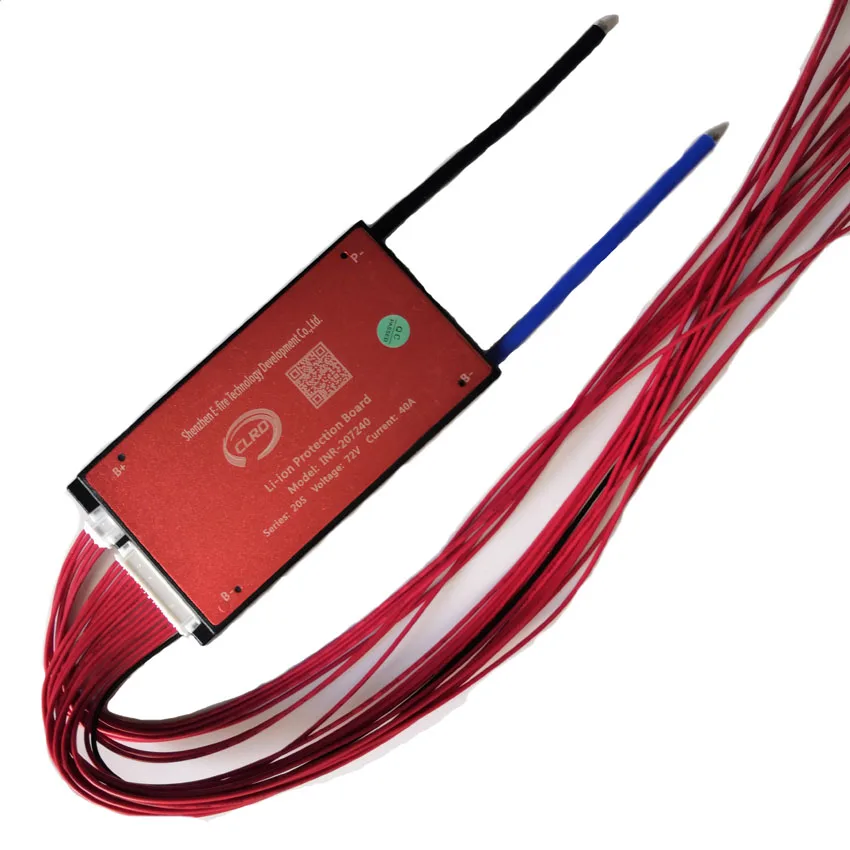 Водонепроницаемая литий-ионная батарея CLRD 20S 72 в (84 в) PCBA BMS 40 А ток непрерывного разряда