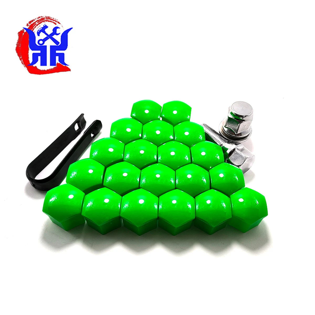 20Pcs 19MM Black Car Wheel Nut Cover Bolt Cap Fit For Vauxhall Opel Auto Accessories