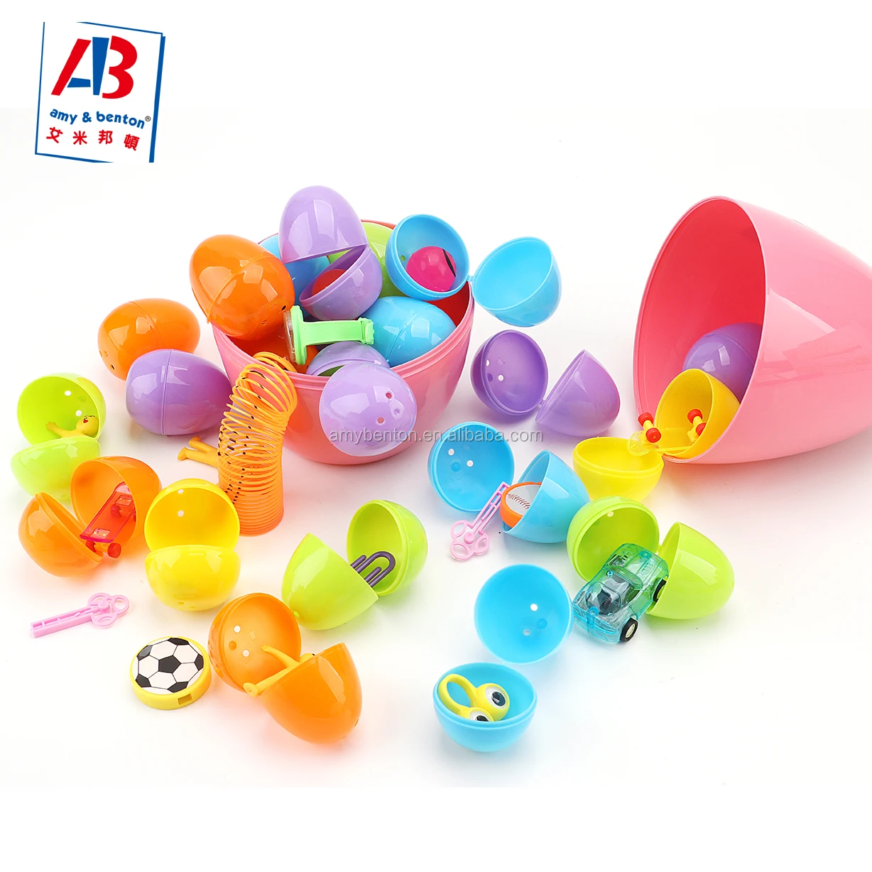 Hot Sale Bright Children Surprise Jumbo Plastic Easter Eggs