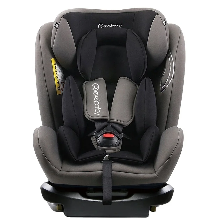 Wholesales 360 Swivel  0 - 36kg Black Children Baby Safety Car Seat with Isofix Interface