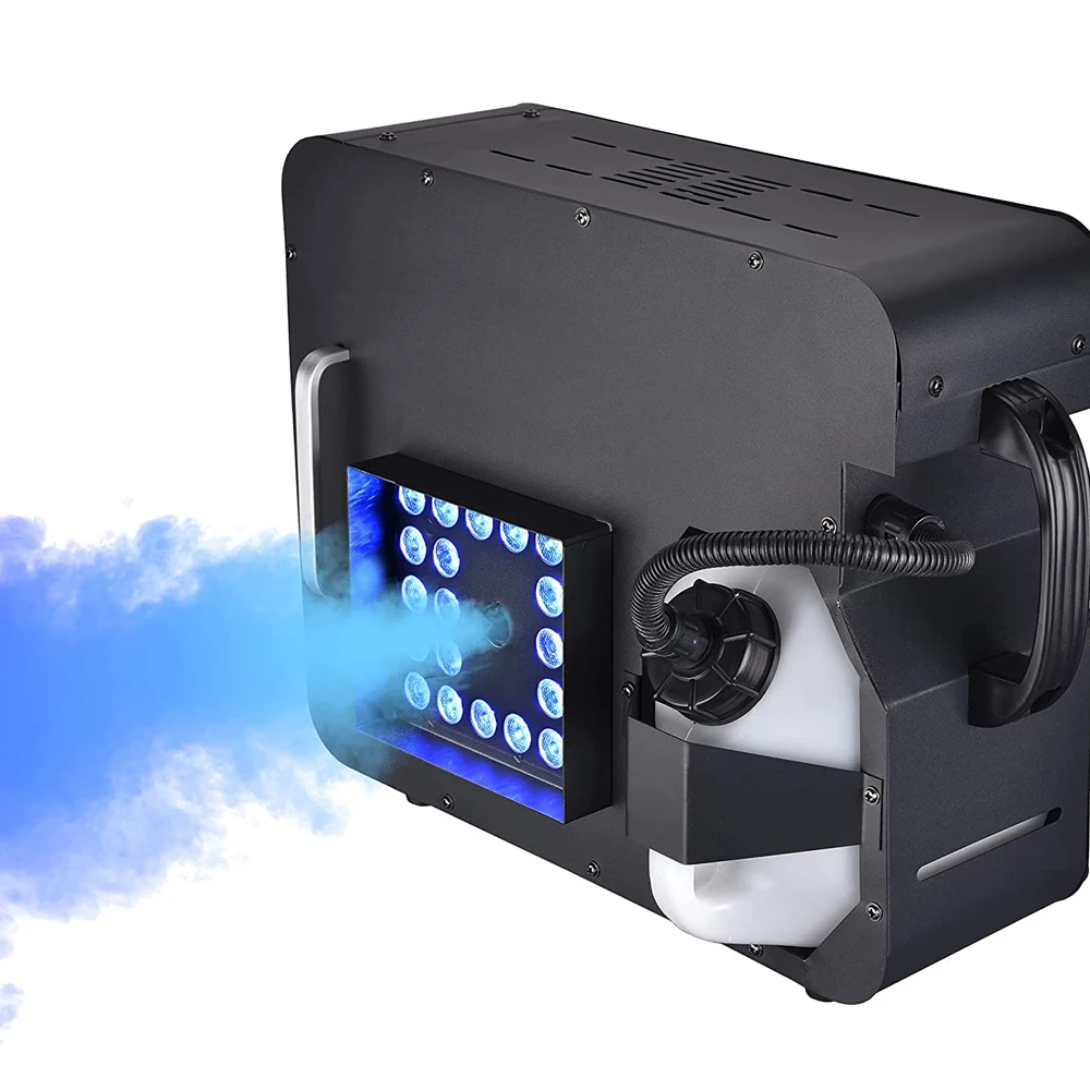 Good Quality Smoke Machine 1500W 24*3W RGB 3in1 LED UP Fog Machine With DMX512 And Remote Control