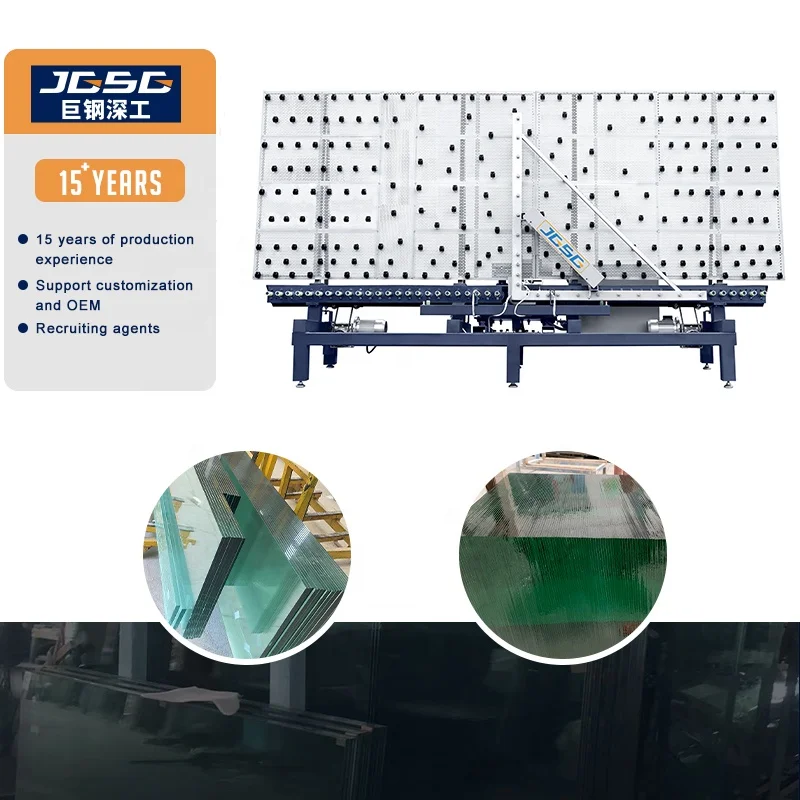 Glass edge grinding machine connection matching machine Vertical Transfer Table Glass Rotary Turning machine