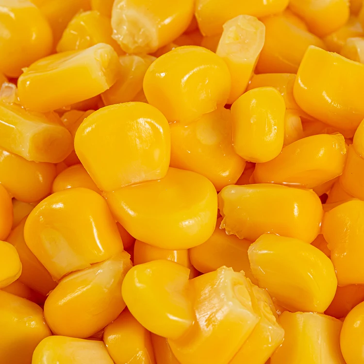 Fresh Canned Sweet Corn Kernel in Syrup Tin Chinese Factory Makes Quality Productions