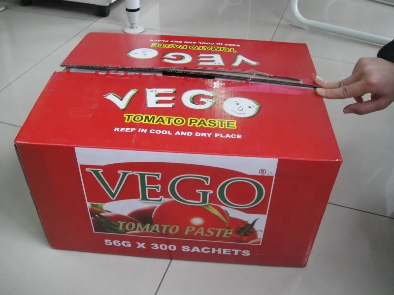 Sachet 70g tomato paste in 22-24 28-30 brix for Africa