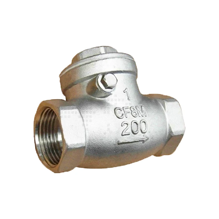 2024 Check valve 4in 8in ss304  WCB stainless steel swing type flange check valve