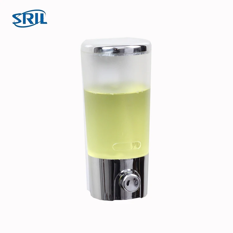 Chrome ABS plastic  touchless wall mounted spray Hand Liquid Soap Dispenser with volume 400ml