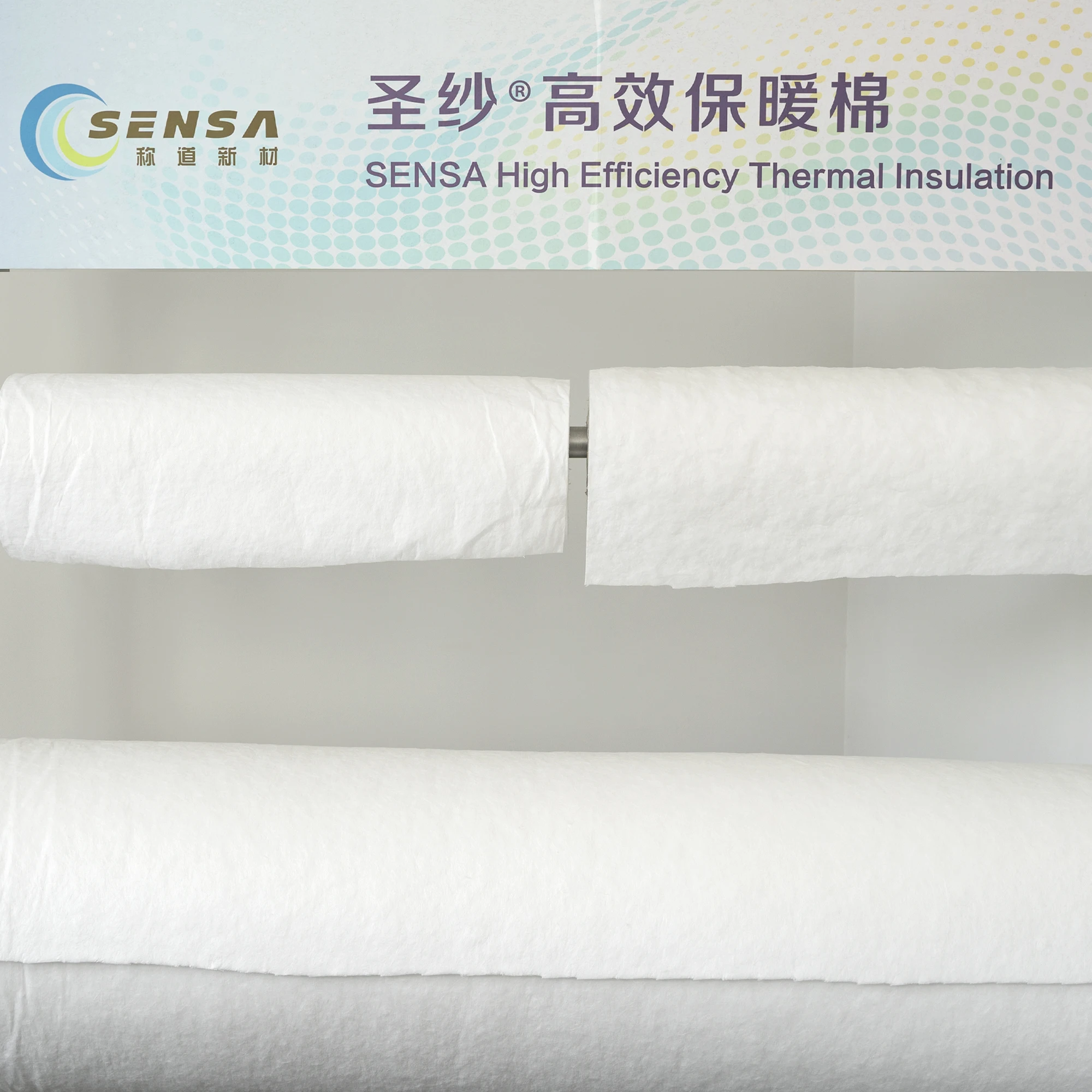 Inner Padding SENSA soft warm PP+PET polyethylene Synthetic Insulation Roll for Industrial Pipes