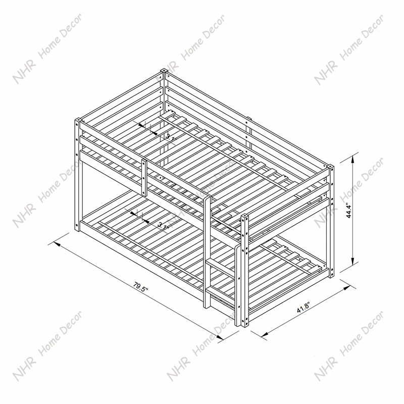 With Cabinet Horse Angle Load Trailer With Kitchenette Bunk Beds Inside Children Beds Girls Dormitory Bunk Beds