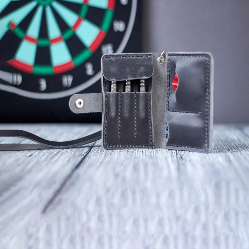 Handmade case for darts Personalized PU Leather darts set case