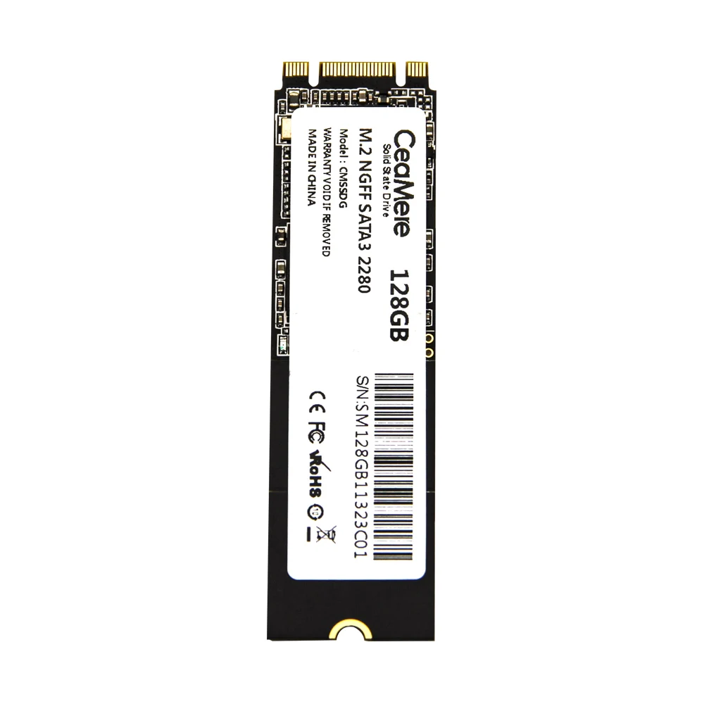 CeaMere High-Speed 2280 M.2 NGFF SSD 128GB 256G 512G 1TB SSD For Desktop Laptop internal solid state disk m.2